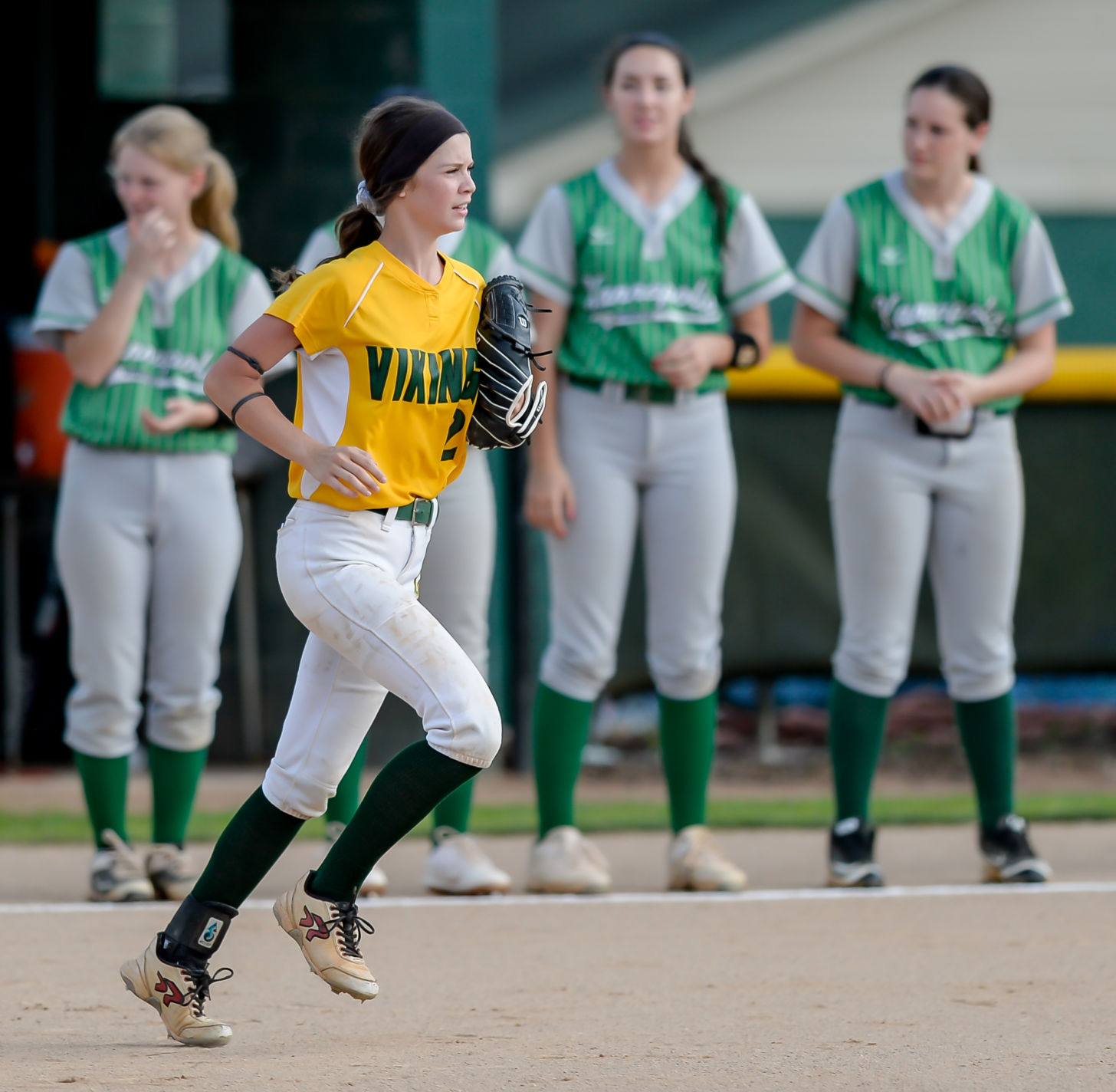 Friday night softball action
